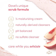 Dove White Peach & Crushed Rice Body Scrub 425g