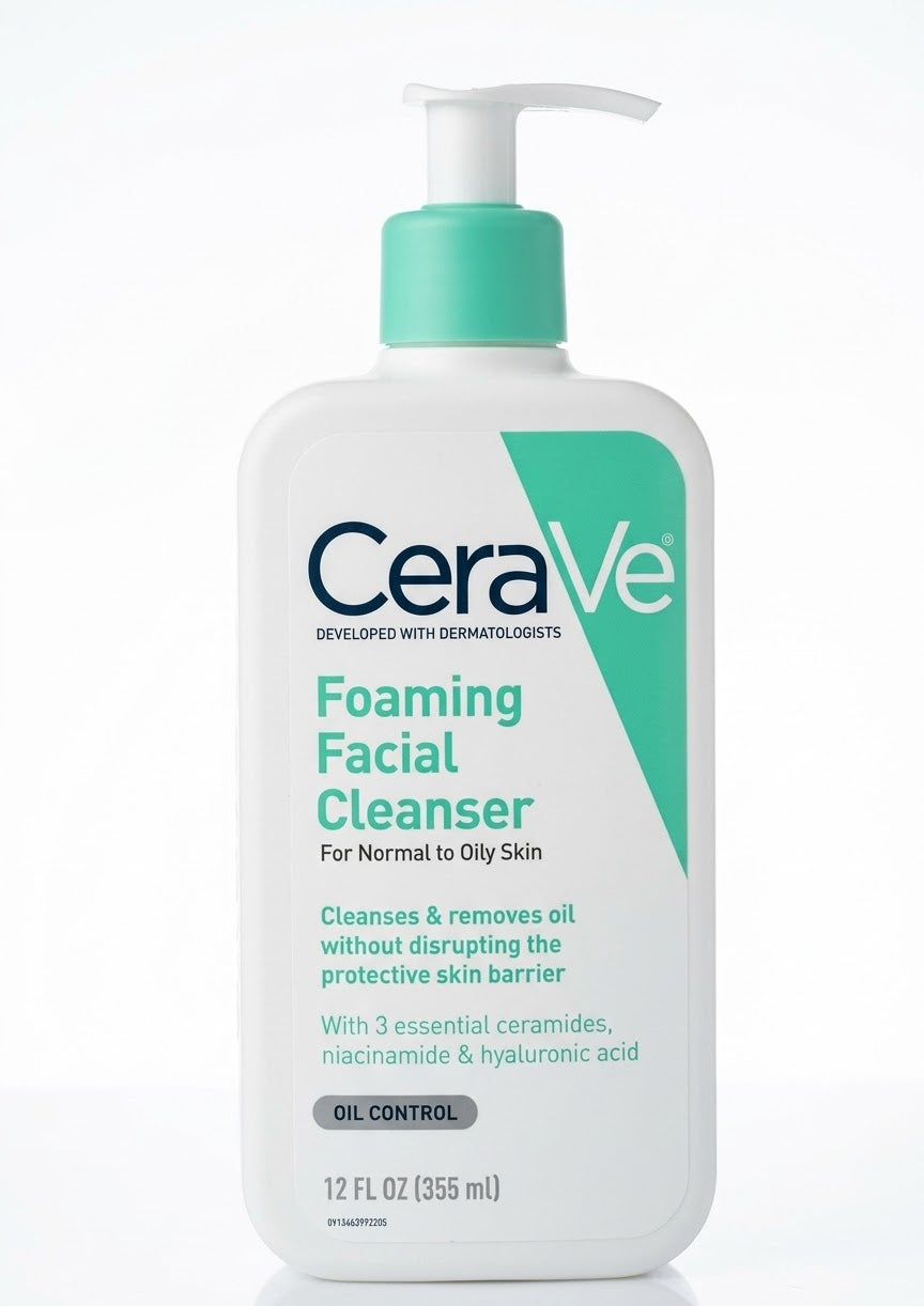 Foaming facial cleanser