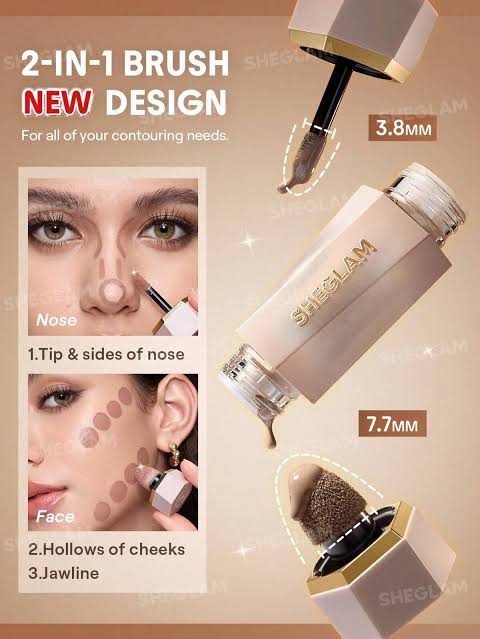 Sheglam Precision Sculpt Liquid Contour Duo 6ml