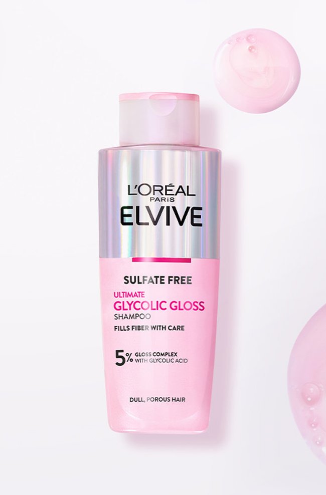L'Oreal Sulphate Free 5% Ultimate Glycolic Gloss Shampoo 200ml