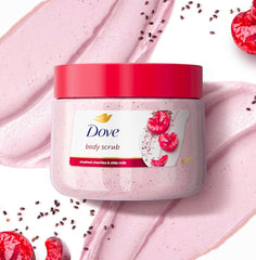 Dove Crushed Cherries & Chia Milk Body Scrub 425g