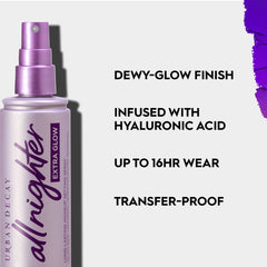 Urban Decay ALL-NIGHTER EXTRA GLOW DEWY SETTING SPRAY 118ml