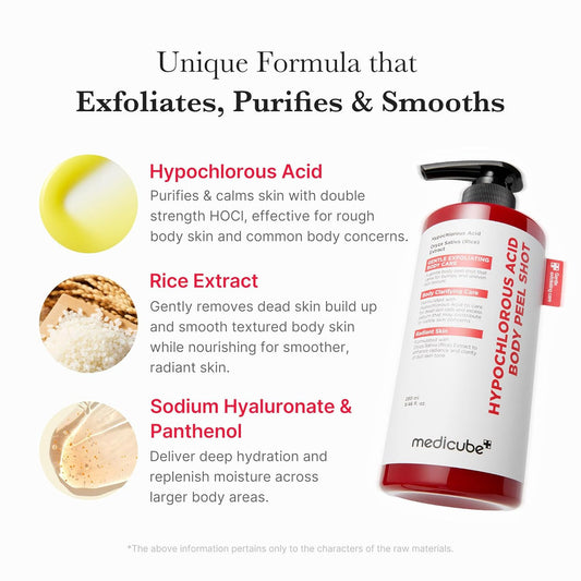 Medicube Hypochlorous Acid Body Peel Shot 280ml