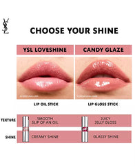 YSL LOVESHINE LIP OIL STICK mini 1.3g  (201 Rosewood Blush)