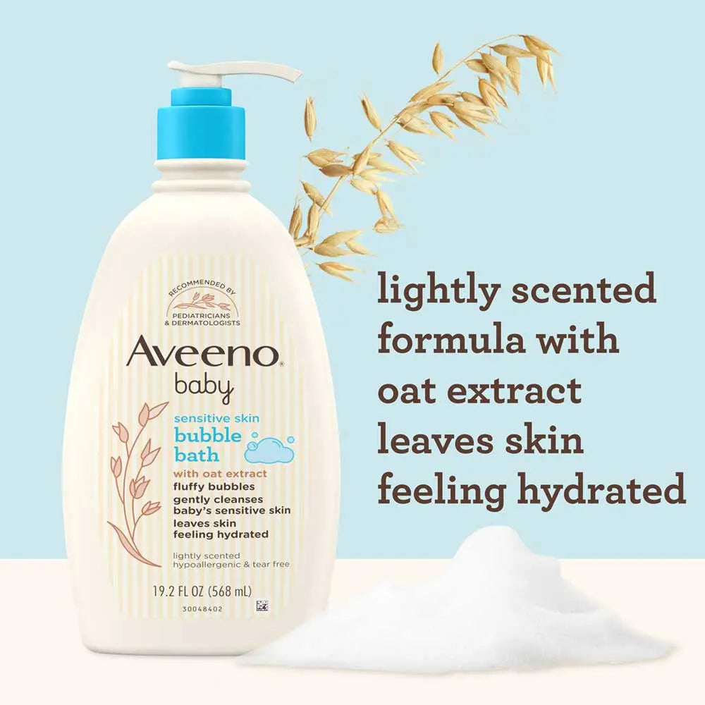Baby Sensitive Skin Bubble Bath with Oat Extract(568 ml)