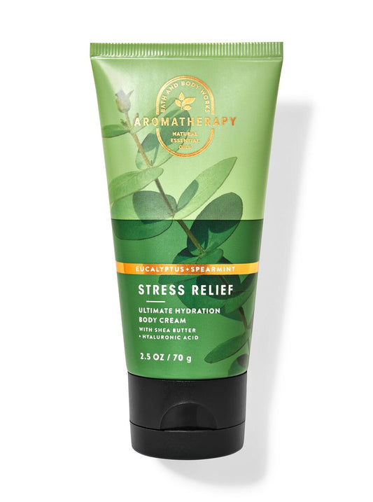 Bath & Body Works Aromatherapy Eucalyptus Spearmint Travel Size Ultimate Hydration Body Cream 70g