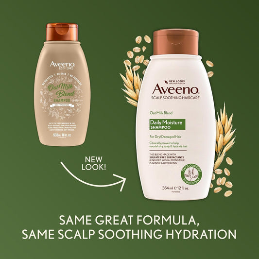 Aveeno Oat Milk Blend Daily Moisture Shampoo 345ml