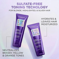 L'Oreal Ever Pure Sulfate-Free Purple Conditioner 200ml