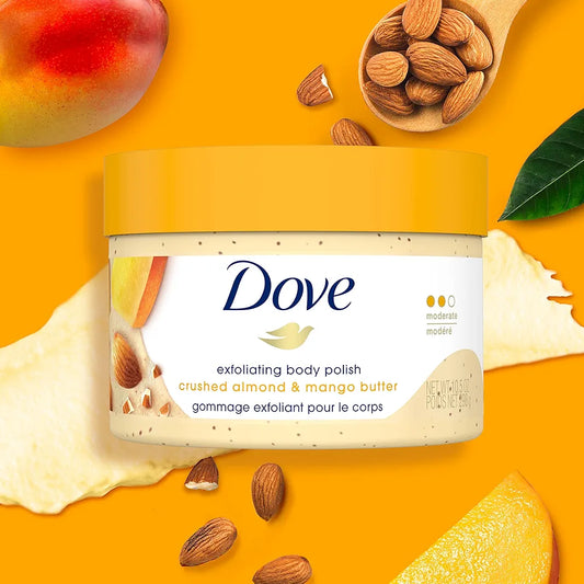 Dove Exfoliating Body Polish Crushed Almond and Mango Butter