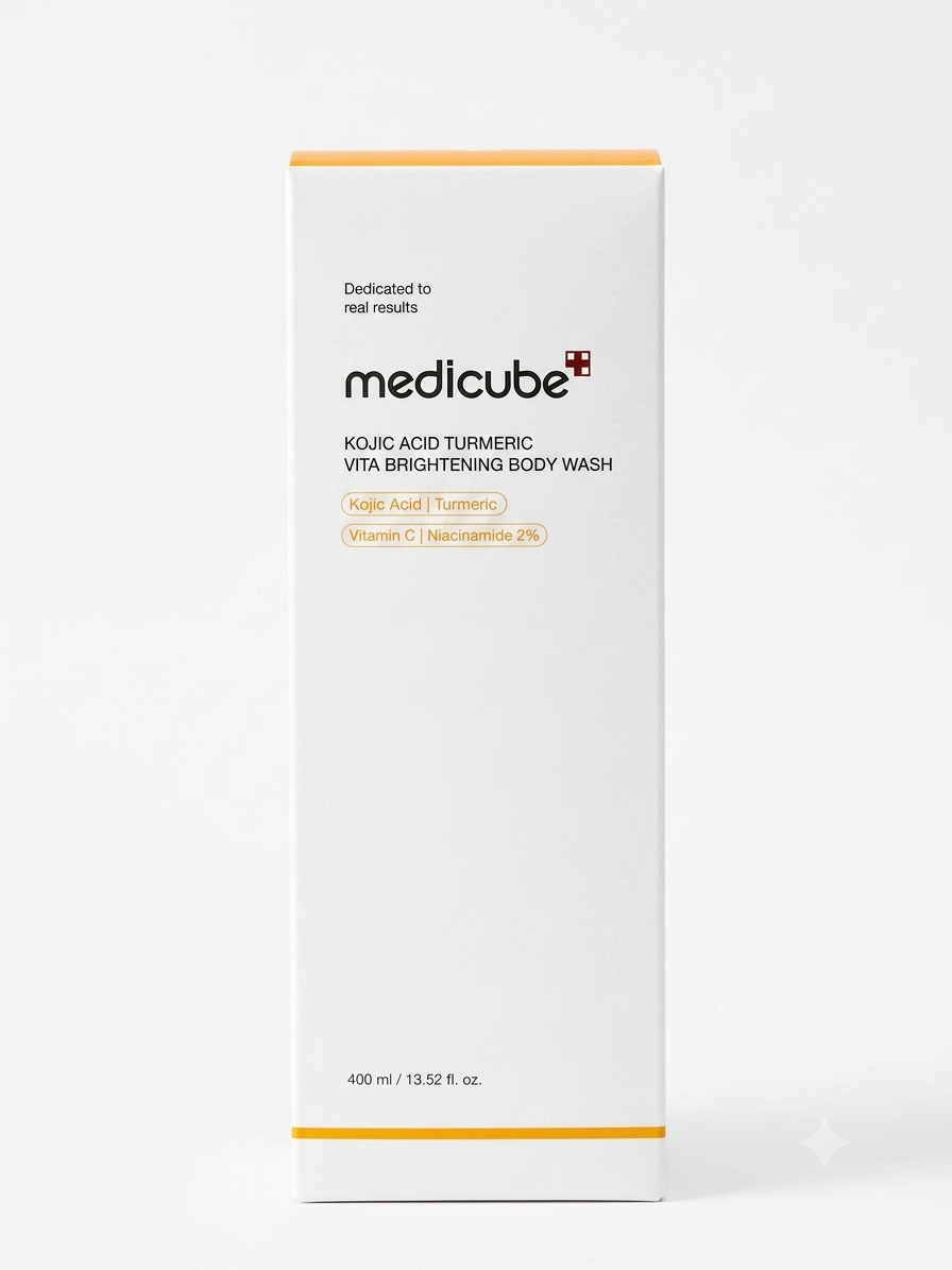 Medicube kojic acid turmeric vita brightening body wash 400ml