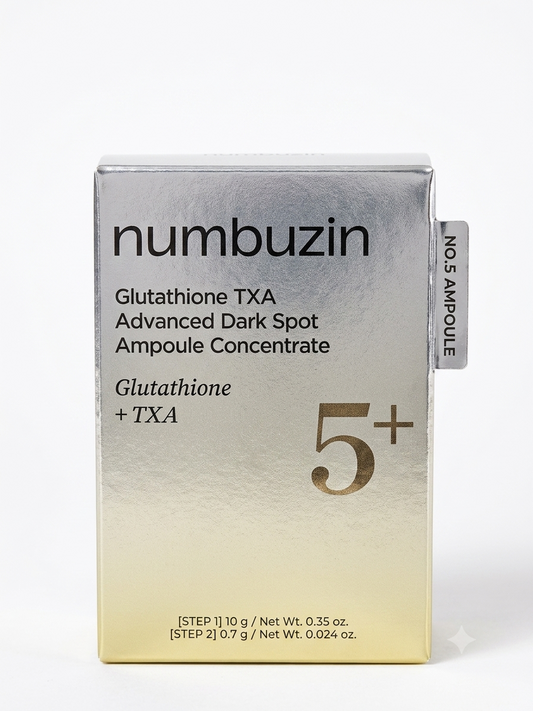 Numbuzin 5+ Glutathione TXA Advanced Dark Spot Ampoule Concentrate – Skin Store Pakistan
