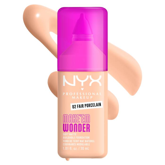 NYX - Make 'Em Wonder™ Soft Matte Buildable Foundation 30ml