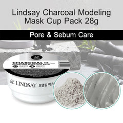 LINDSAY Modeling Mask Cup Pack 28g [Charcoal]