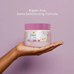 Dove Himalayan Salt & Rose Oil Body Scrub 425g