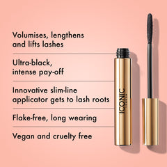 Iconic London Triple Threat Mascara 9ml without box
