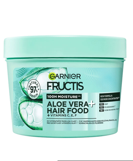 GARNIER ULTIMATE BLENDS HAIR FOOD ALOE VERA 3-IN-1 NORMAL HAIR MASK TREATMENT 390ML