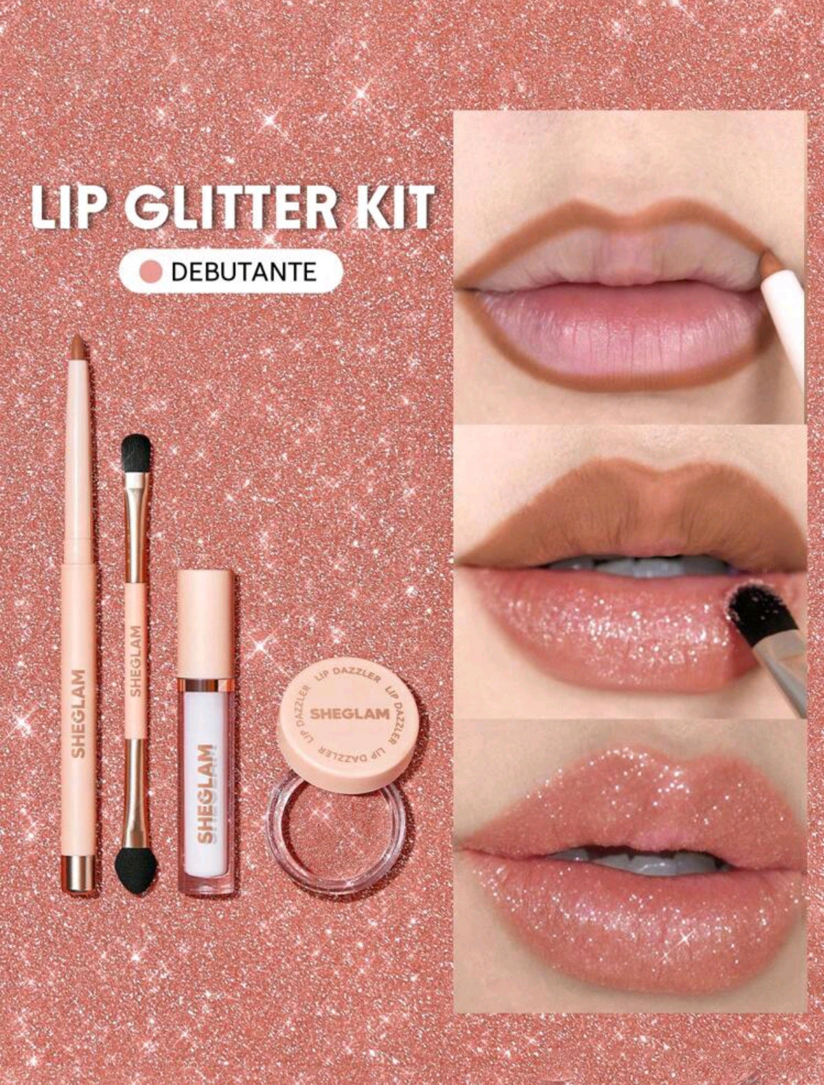 Sheglam Lip Dazzler Glitter Kit