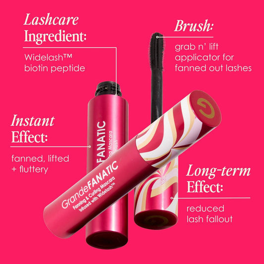 Grande Cosmetics, Grandefanatic Fanning & Curling Mascara 2.5g
