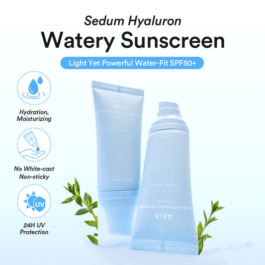 Abib Watery hyaluron sunscreen Moisture tube Spf50+ Pa++++ 50ml