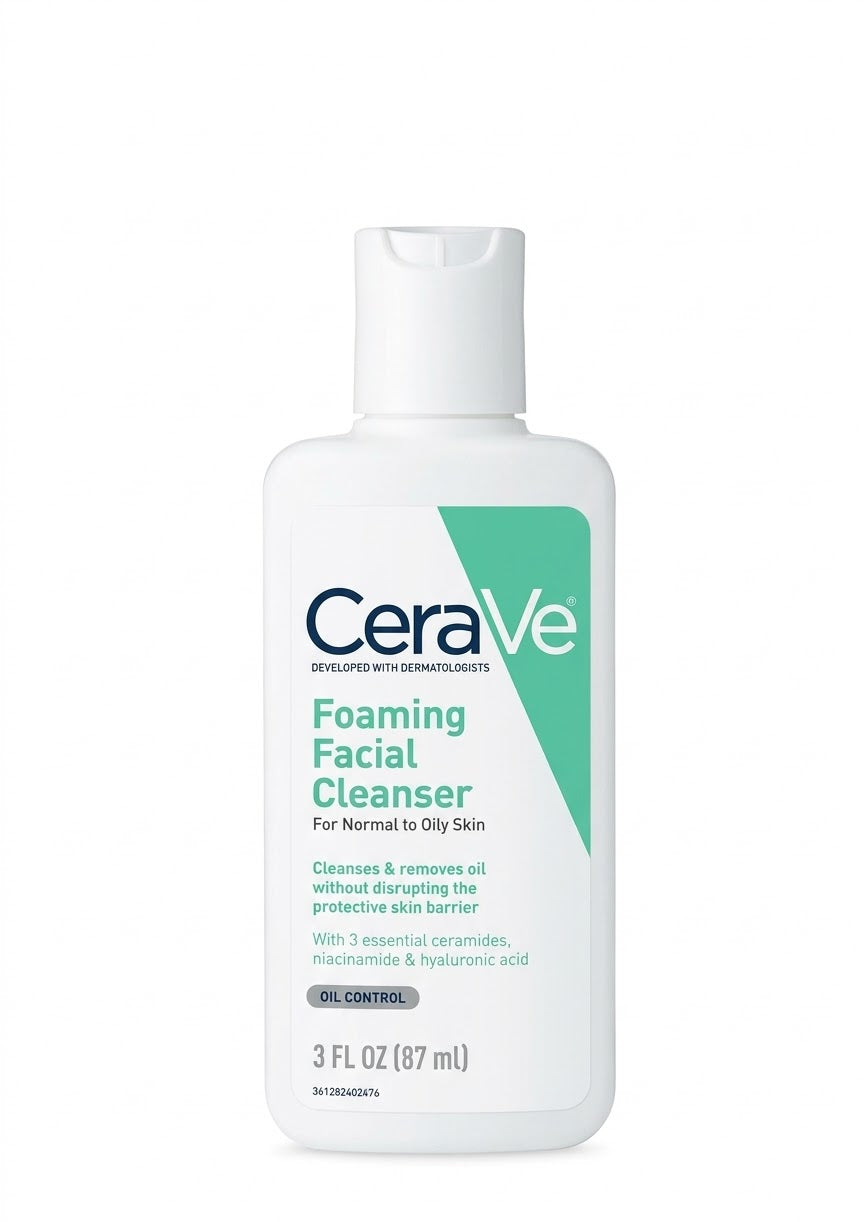 Foaming facial cleanser