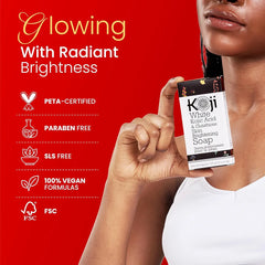 Koji White Kojic Acid & Glutathione Skin Brightening Soap (2bars 80g each)
