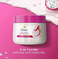 Dove Dragon Fruit & Coconut Body Scrub 495g