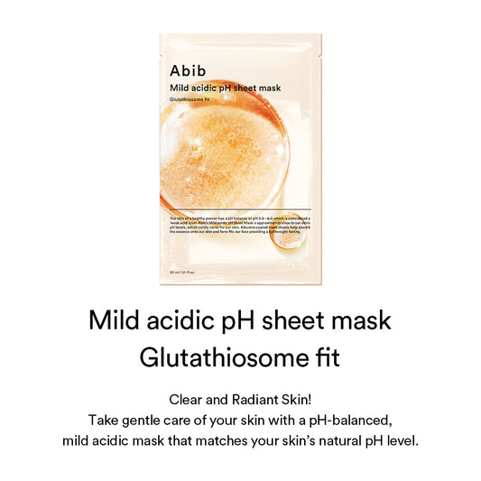 Abib Mild Acidic pH Sheet Mask Glutathiosome