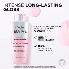 L'Oréal Elvive Glycolic Gloss shampoo (Sulfate free) 200ml
