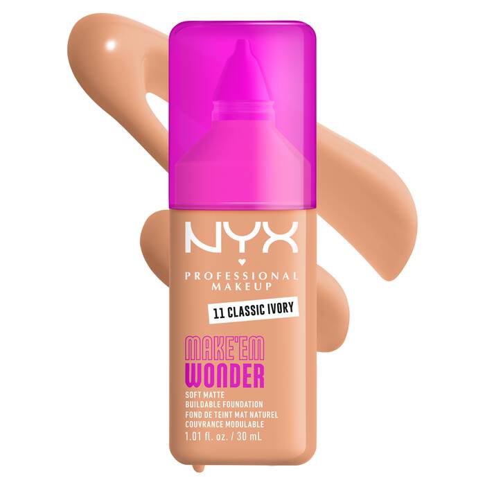 NYX - Make 'Em Wonder™ Soft Matte Buildable Foundation 30ml