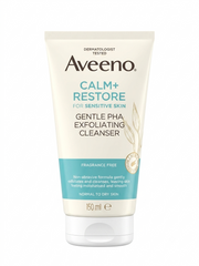 Aveeno calm+ restore gentle PHA exfoliating cleanser 150ml