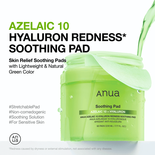 Azelaic 10 Hyaluron Redness Soothing Pad (90EA)