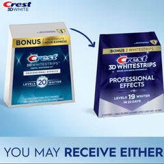 Crest Level 19 3D Whitestrips Teeth Whitening Strip Kit (44 Strips)