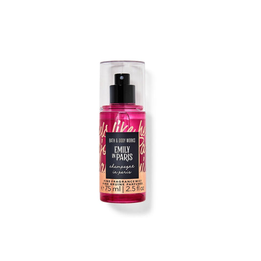 BBW Champagne In Paris Bath & Body Works (champagne in Paris) Travel Size Fine Fragrance Mist 75ml Limited Editions