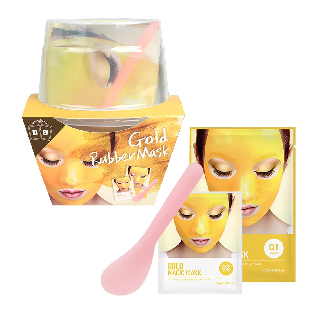 LINDSAY | Gold Rubber Mask
