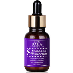 Cos de baha Salicylic Acid 4% Exfoliant Facial Serum with Niacinamide - 1oz (30ml)