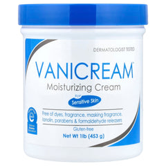 Vanicream Moisturizing Cream for sensitive skin 1lb (453gm)