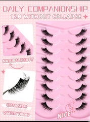 Shein cat eye lashes 9 pairs