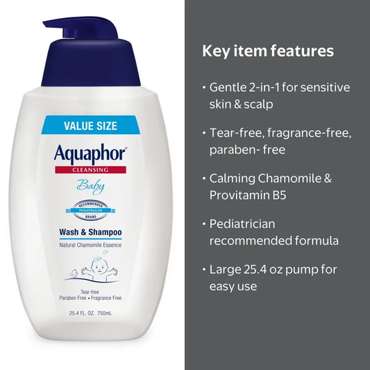 Aquaphor Baby Wash & Shampoo
