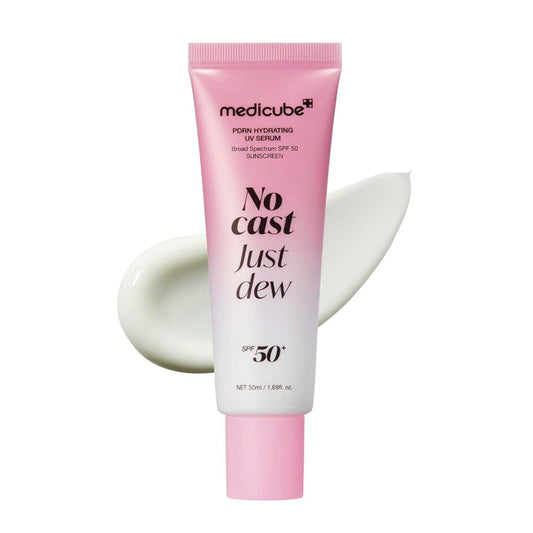 Medicube PDRN Hydrating UV Serum - No Cast Just Dew - SPF 50+ Sunscreen - 50ml