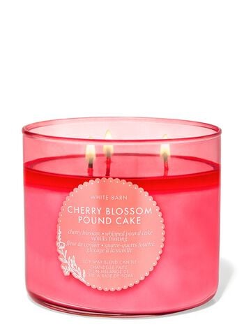 BBW Cherry Blossom Pound Cake
3-Wick Candle