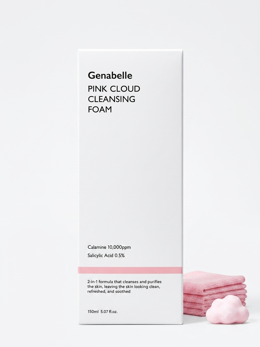 Genabelle pink cloud cleansing foam 150ml
