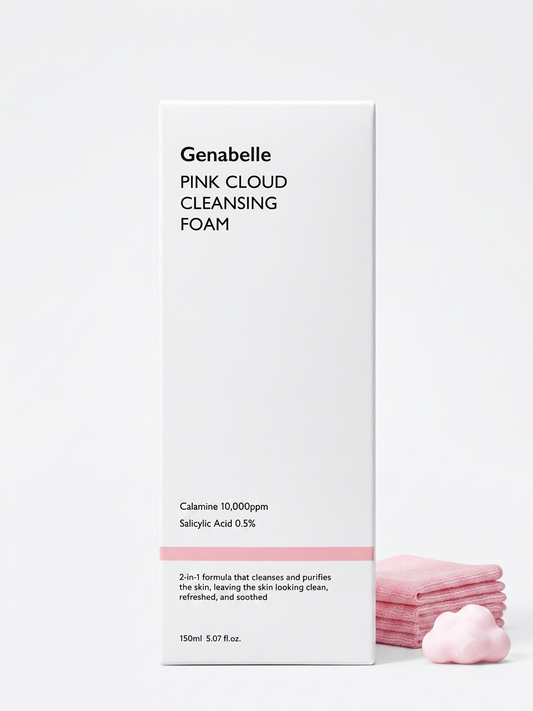 Genabelle pink cloud cleansing foam 150ml