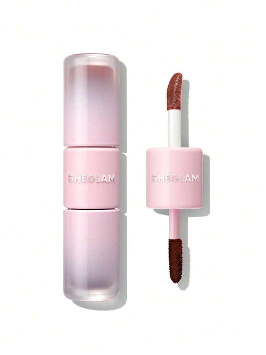 Sheglam Line To Shine Peel-Off Lip Stain & Gloss Duo-512 Mocha Cream
