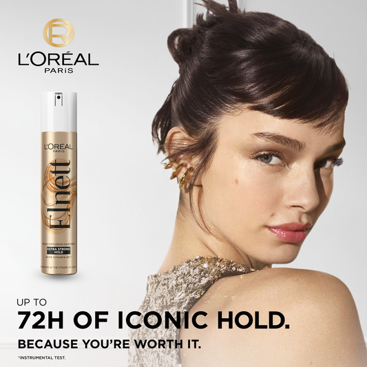 L'Oréal Elnett Extra Strong Hold Shine Hairspray 75ml