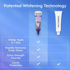 Crest 3D White Brilliance Deep Stain Remover Ultra White Toothpaste (No Box) 59g