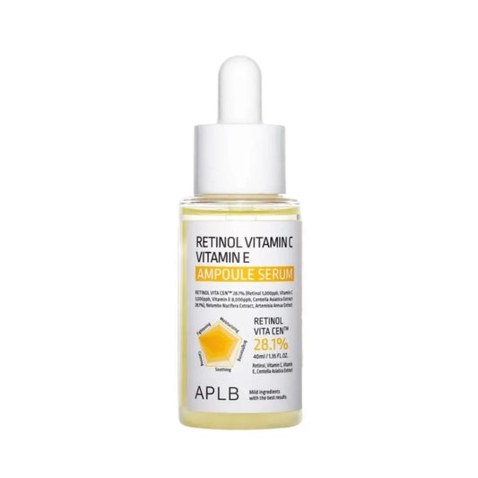 Aplb Retinol Vitamin C Vitamin E Ampoule Serum 40ml