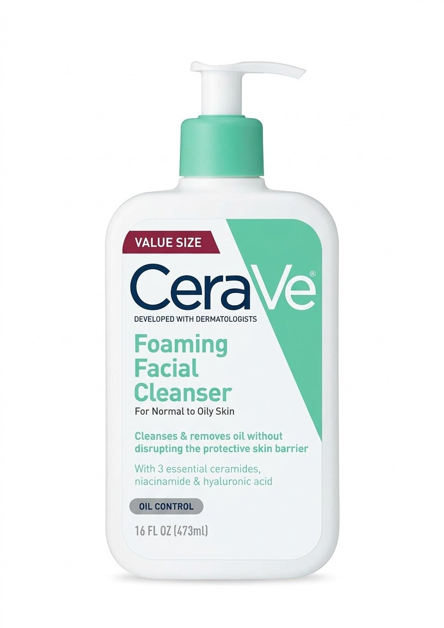 Foaming facial cleanser
