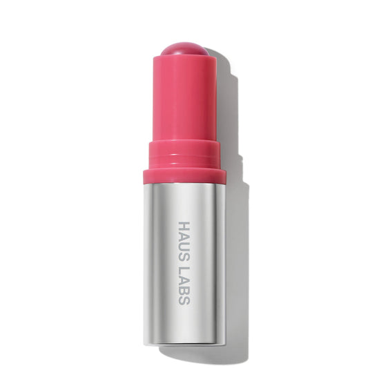 HAUS LABS BY LADY GAGA_color fuse long wear hydrating glass lip+ cheek blush balm stick in GLASSY ROSETTE. 5 G (no box)