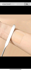 Shein stainless steel spatula, makeup applicator