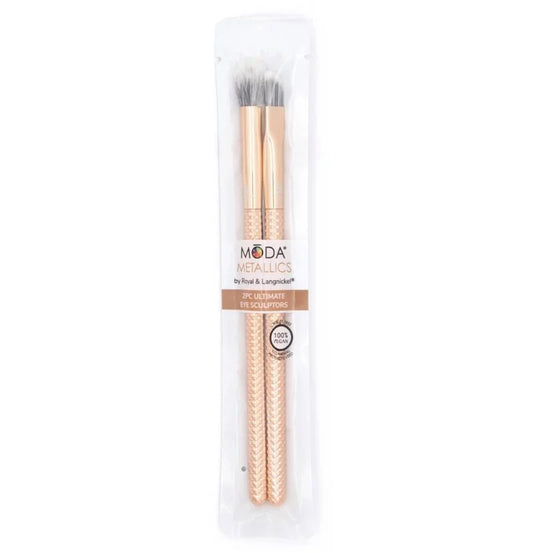 MODA Metallics 2PC Ultimate Eye Sculptors Set BRUSHES